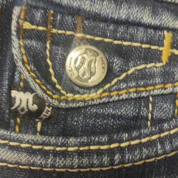 MEK Denim Nagoya Boot Cut Jeans distressed - Picture 7 of 14